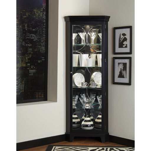 Pulaski Furniture PFC Curios Lighted 4 Shelf Corner Curio Cabinet