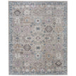 Feizy Dartmouth 39QLF Transitional Floral & Botanical Rug in Gray/Blue/Taupe
