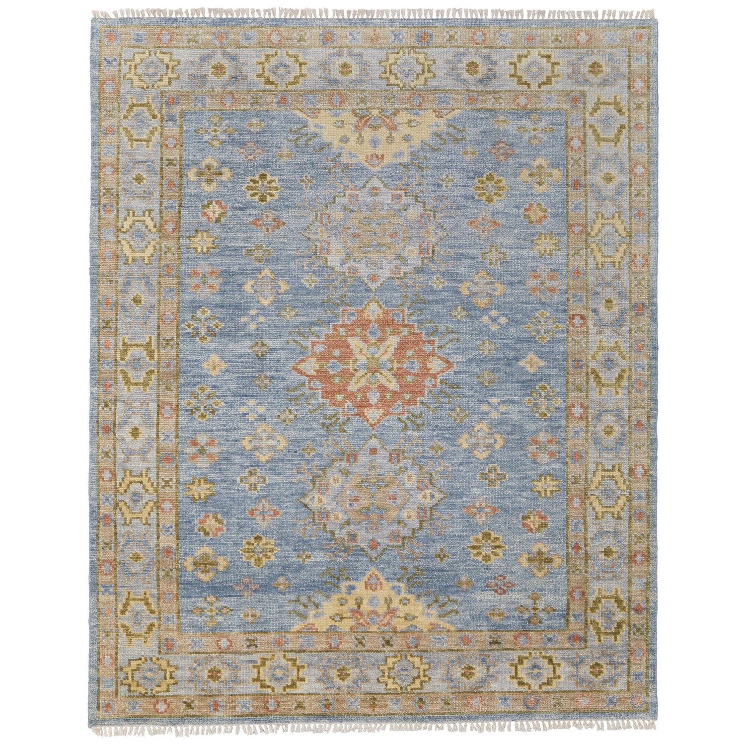 Feizy Fillmore 69CIF Transitional Diamond in Blue/Green/Yellow