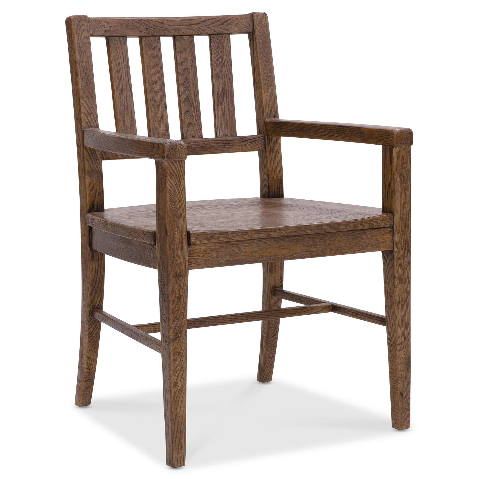 Hooker Furniture Driftwood Splatback Arm Chair