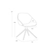 Sunpan Mccoy Swivel Dining Chair