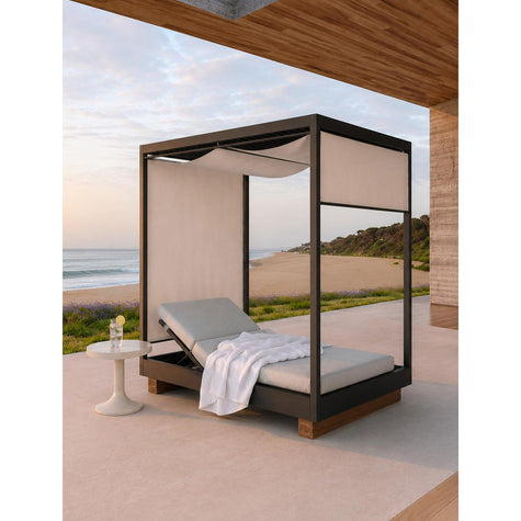Century Furniture Outdoor Complements Poolside Aluminum Cabana With Shade