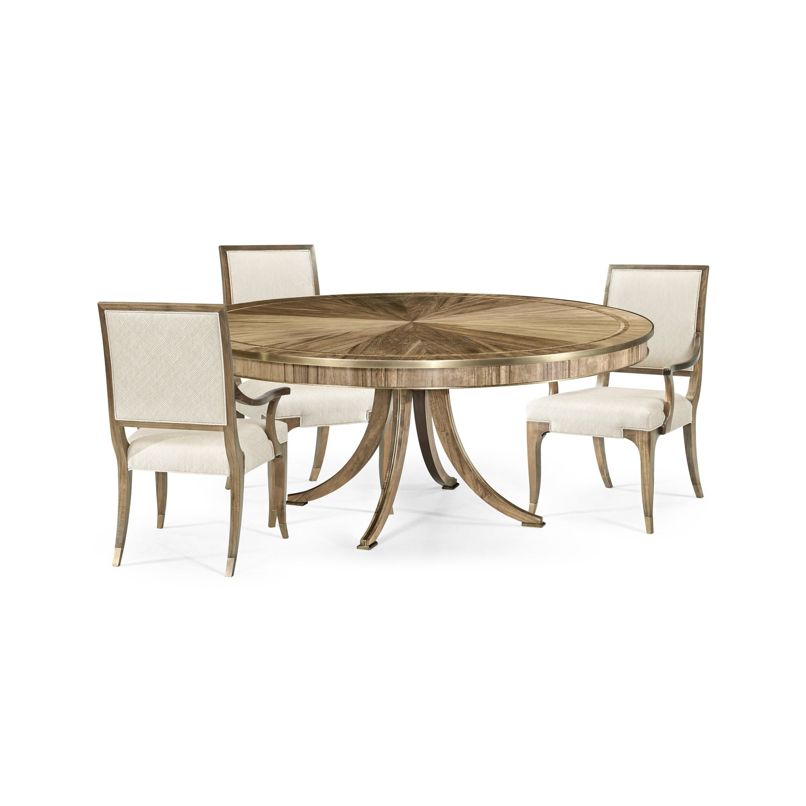 Jonathan Charles Hamilton Round Dining Table 496000-72L-PGA