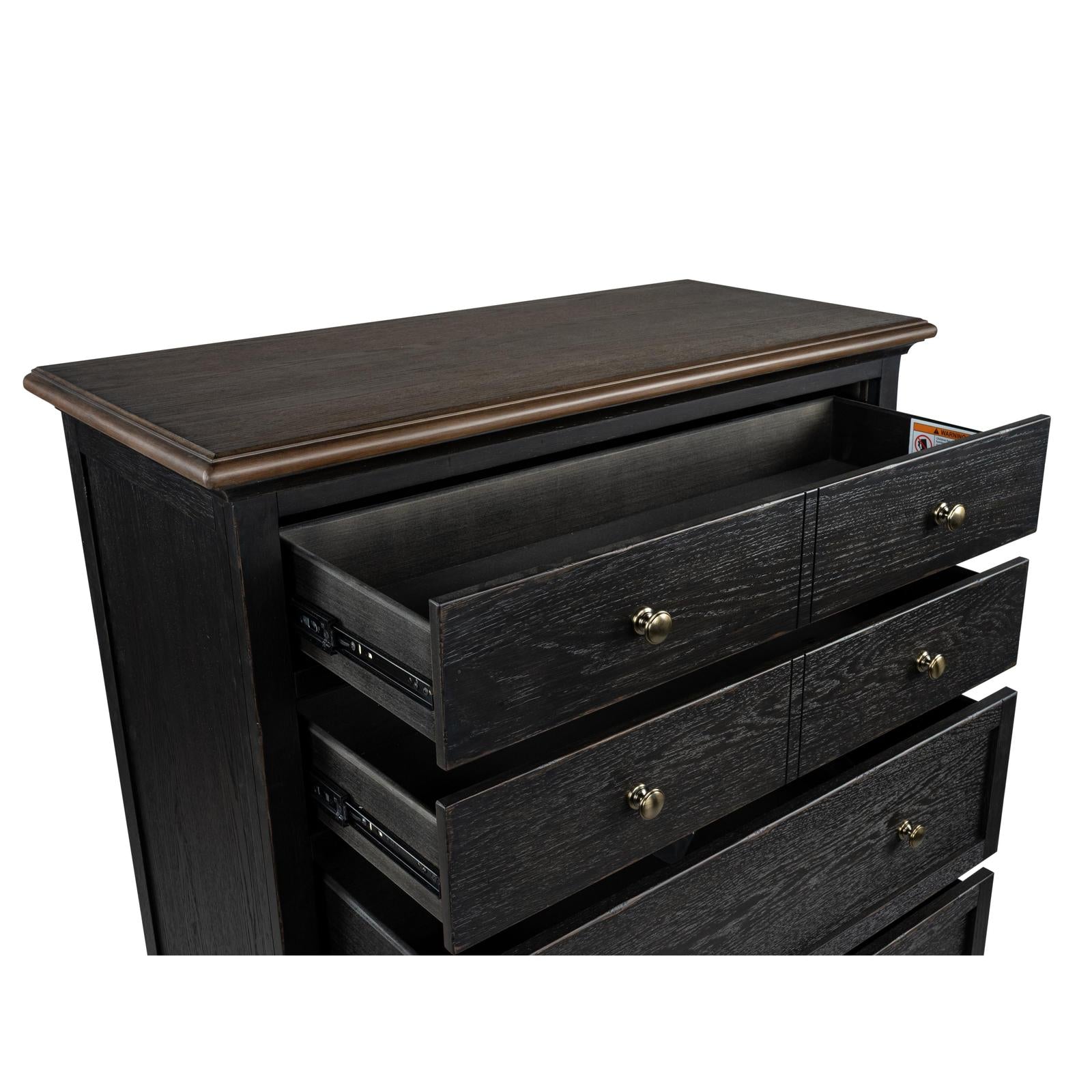 Magnussen Home Surrey Brown Drawer Chest
