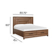 Magnussen Home Callisto Bourbon Brown Panel Bed