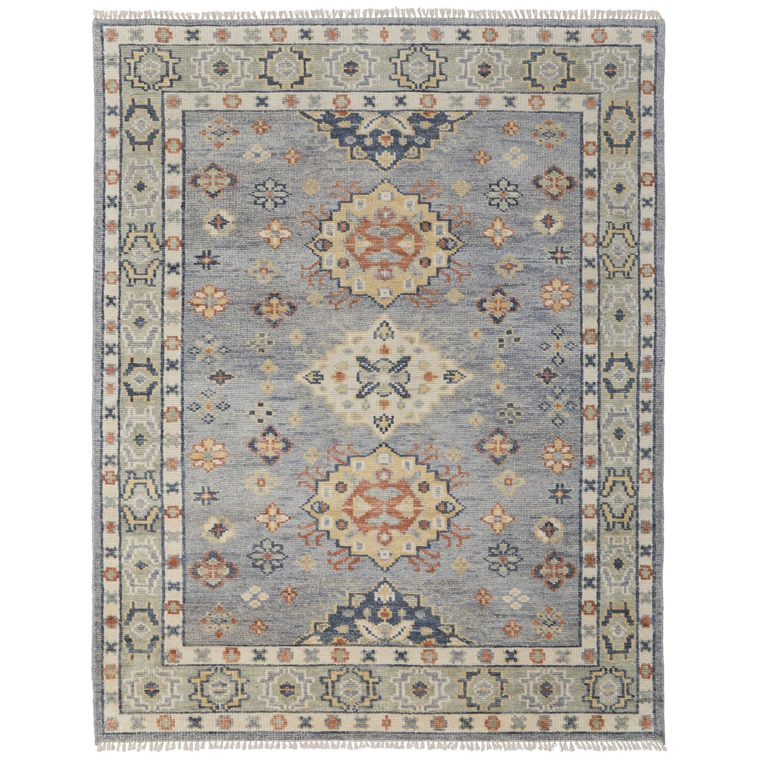Feizy Fillmore 69CIF Transitional Diamond in Blue/Taupe/Gray