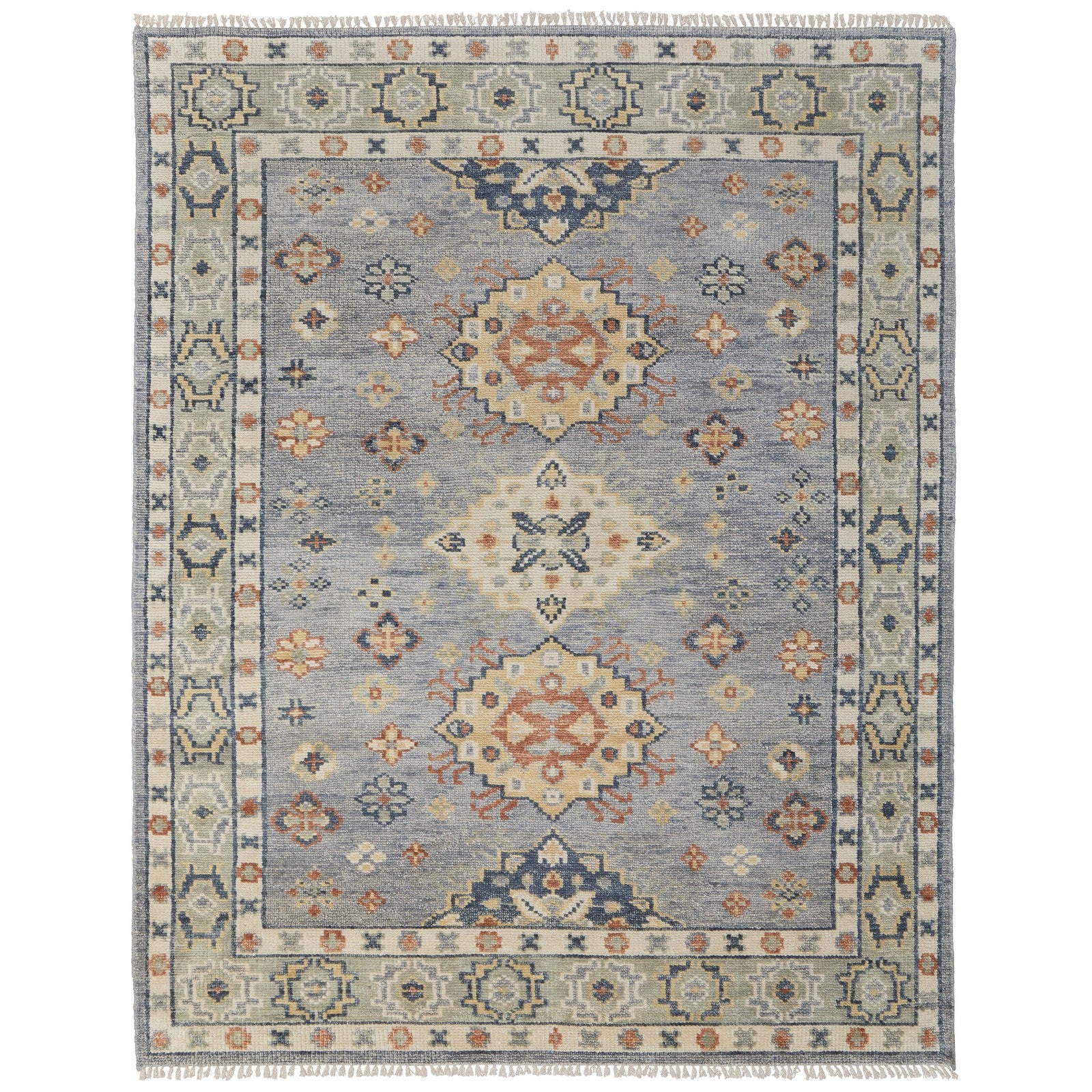 Feizy Fillmore 69CIF Transitional Diamond in Blue/Taupe/Gray