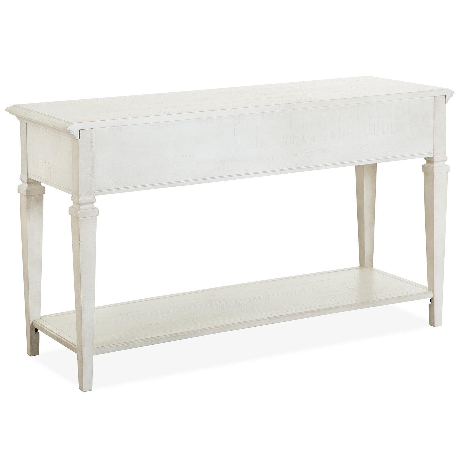 Magnussen Home Newport Alabaster Rectangular Sofa Table