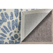Feizy Wallace 8A39F Modern Abstract Rug in Blue/Ivory