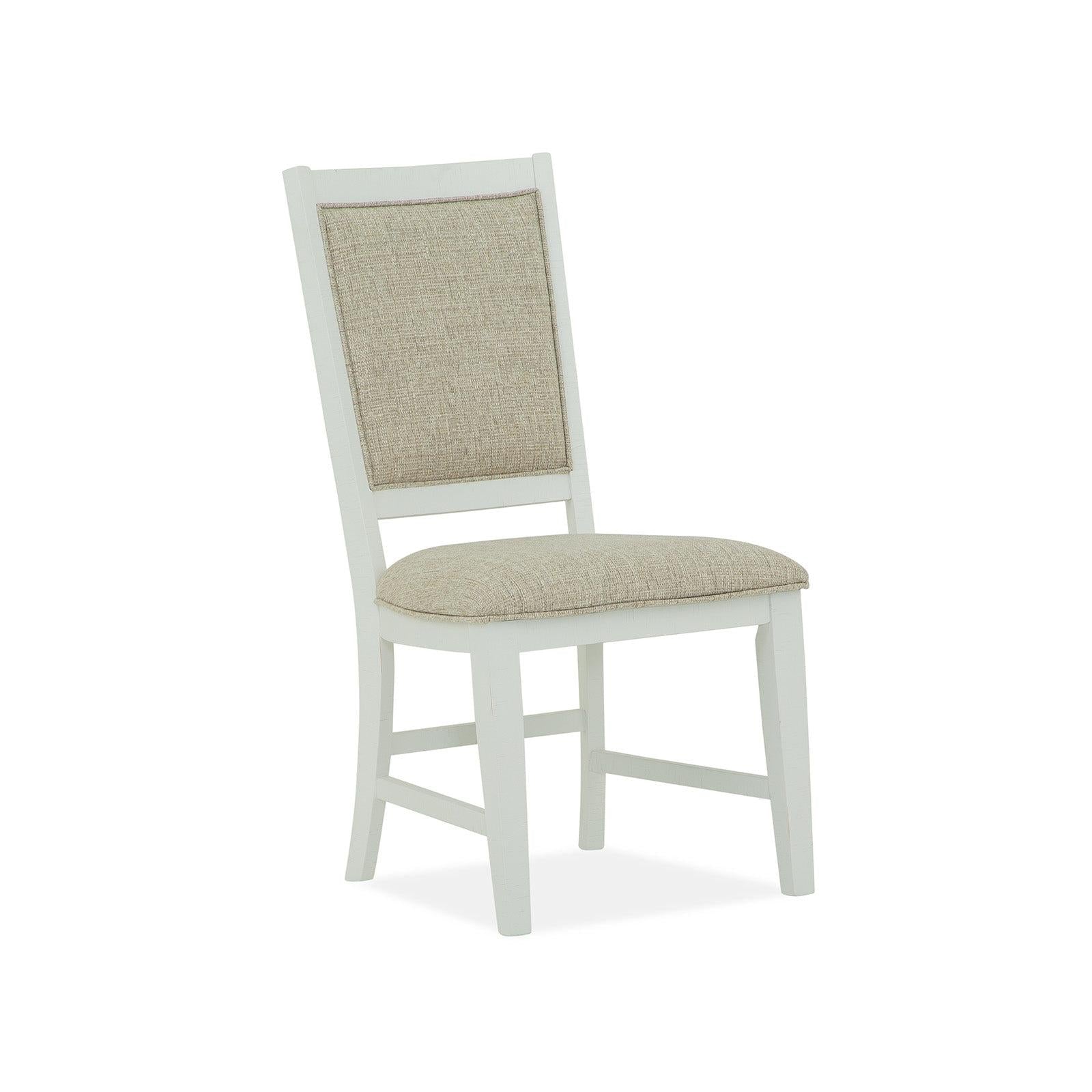 Magnussen Home Heron Cove Chalk White And Dovetail Grey Side Chair Set of 2