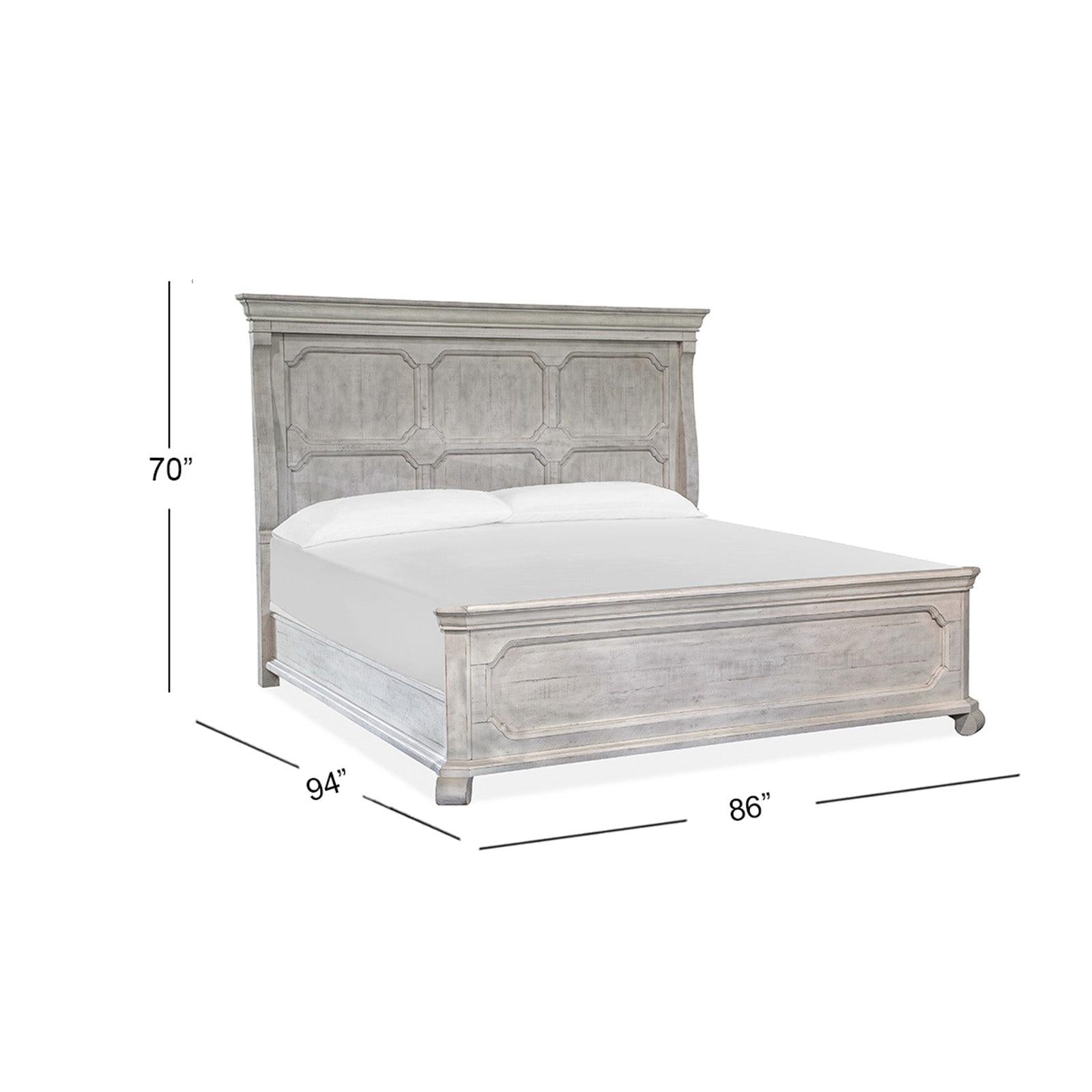 Magnussen Home Bronwyn Alabaster Panel Bed
