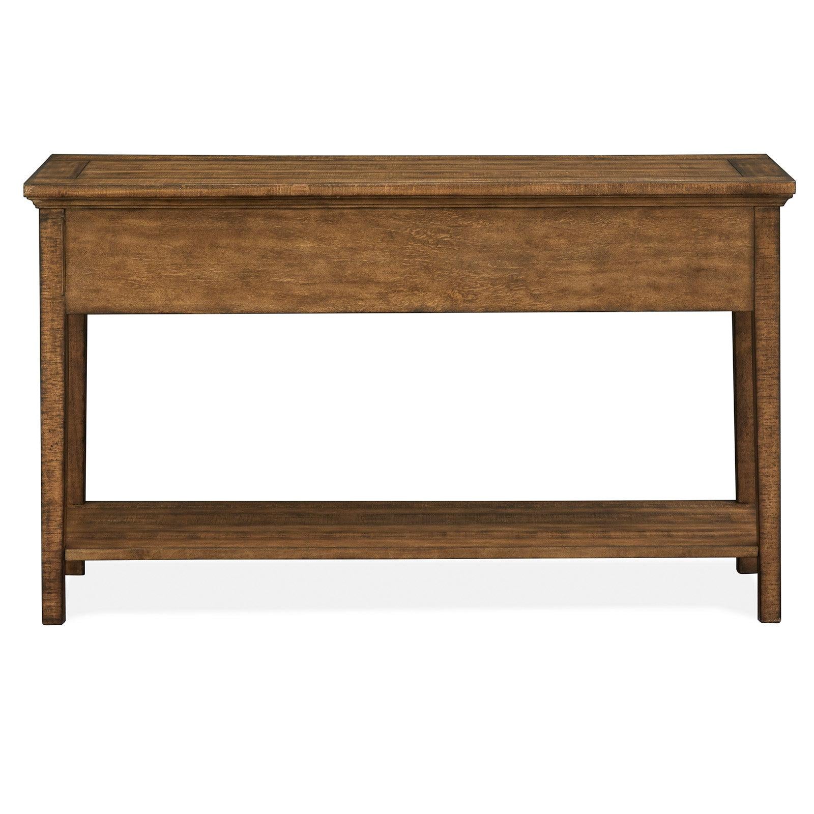 Magnussen Home Bay Creek Toasted Nutmeg Rectangular Sofa Table