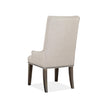 Magnussen Home Bellamy Peppercorn Upholstered Host Chair Set of 2