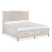 Magnussen Home Willowbrook Egg Shell White Bed