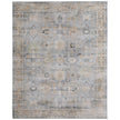 Feizy Augustine 39TZF Traditional Bordered, Blue/Ivory/Tan, Rug