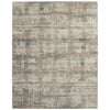 Feizy Eden 39QWF Modern Abstract Rug in Ivory/Gray/Green
