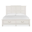 Magnussen Home Willowbrook Egg Shell White Bed