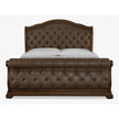 Magnussen Home Durango Willadeene Brown Upholstered Sleigh Bed