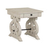 Magnussen Home Bronwyn Alabaster Rectangular End Table