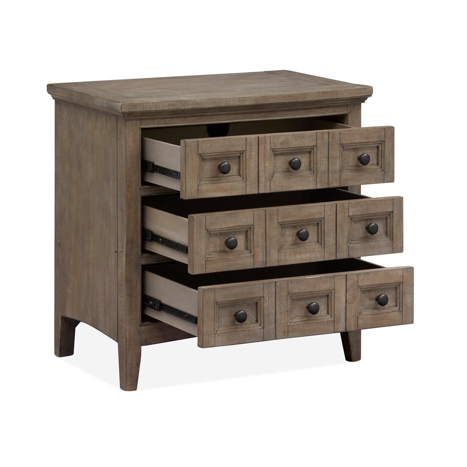Magnussen Home Paxton Place Dovetail Grey Drawer Nightstand