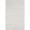 Feizy Redford 8669F Transitional Solid in White/Silver
