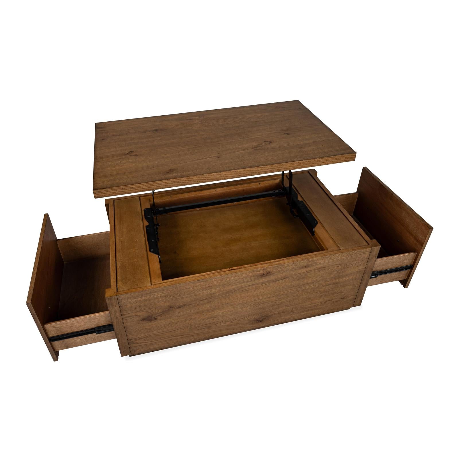 Magnussen Home Marcel Brown Lift Top Storage Cocktail Table