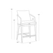 Sunpan Capri Counter Stool