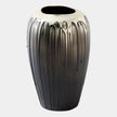 Global Views Selena Textured Silver Vase and Bowl