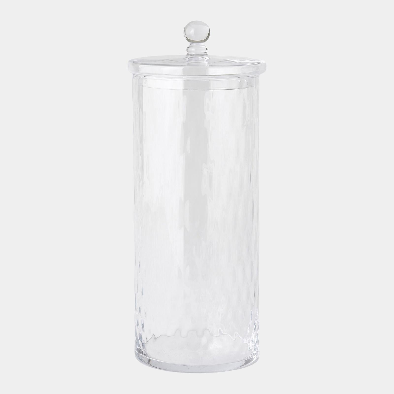 Global Views Diamond Shaped Optic Lidded Canister