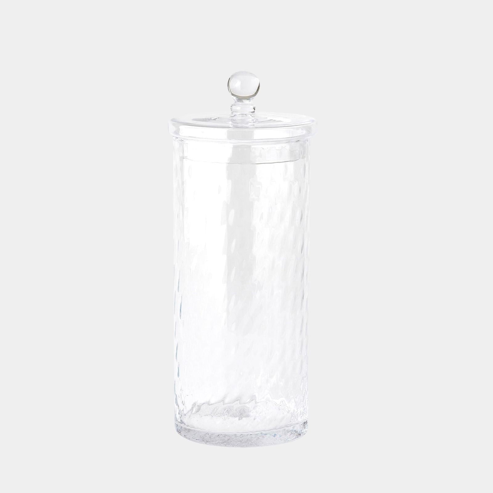 Global Views Diamond Shaped Optic Lidded Canister