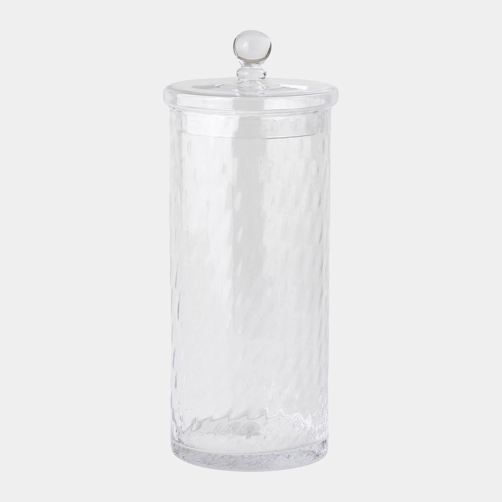 Global Views Diamond Shaped Optic Lidded Canister