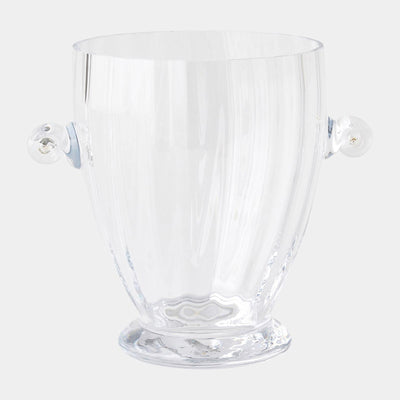 Global Views Rolled Handle Ice Bucket