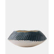 Global Views Aiden Etched Blue Rimed Planter