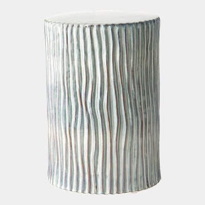 Global Views Bromily Texture Wave Stool