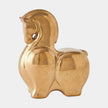 Global Views Greek Fat Horse Reactive Gold