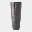Global Views Metallic Black Split Vase