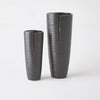 Global Views Metallic Black Split Vase