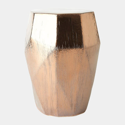 Global Views Origami Garden Stool Bronze