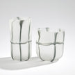 Global Views Crooked Line Grid Vase