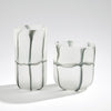 Global Views Crooked Line Grid Vase
