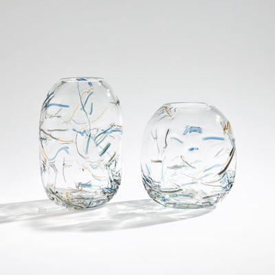 Global Views Confetti Glass Vase