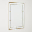 Global Views Claus Brushed Brass Stud Mirror