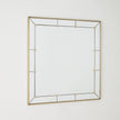 Global Views Claus Brushed Brass Stud Mirror