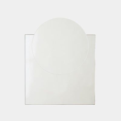 Global Views Mila Square/Circle Mirror Brushed Brass