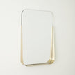 Global Views Tucker Shelf Mirror Brass