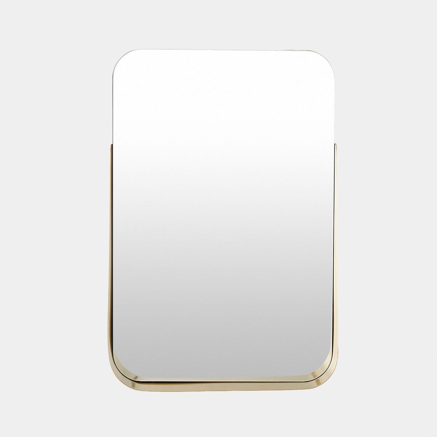 Global Views Tucker Shelf Mirror Brass