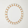 Global Views Sun Mirror Brass
