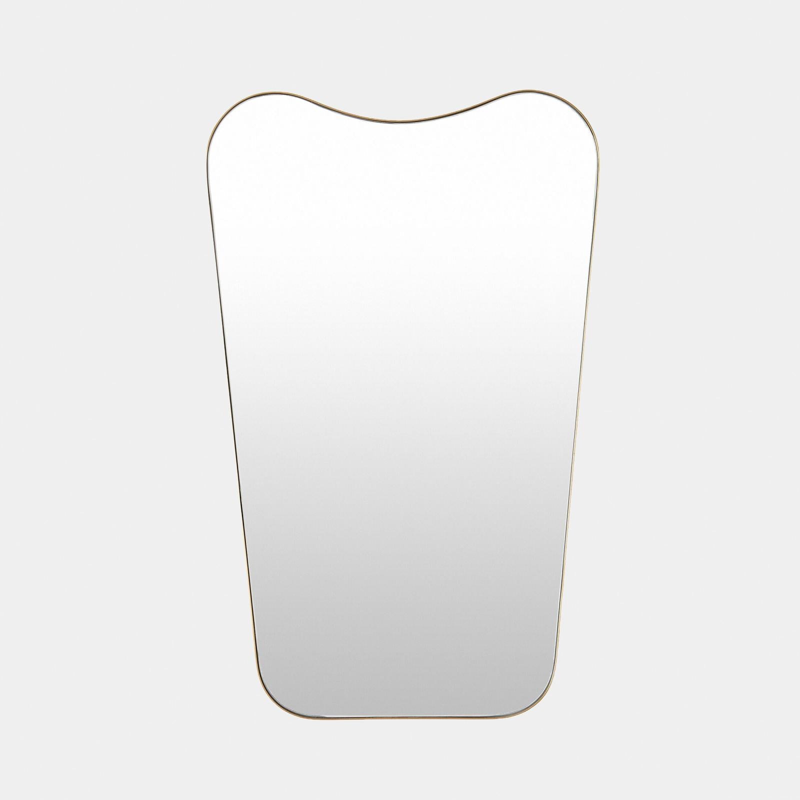 Global Views Mariko Organic Brass Framed Mirror