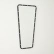 Global Views Fremmy Irregular Mirror Black with Brass Studs