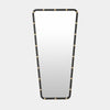 Global Views Fremmy Irregular Mirror Black with Brass Studs